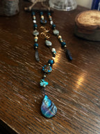 Azure Earthen Trinket Wall Hanging