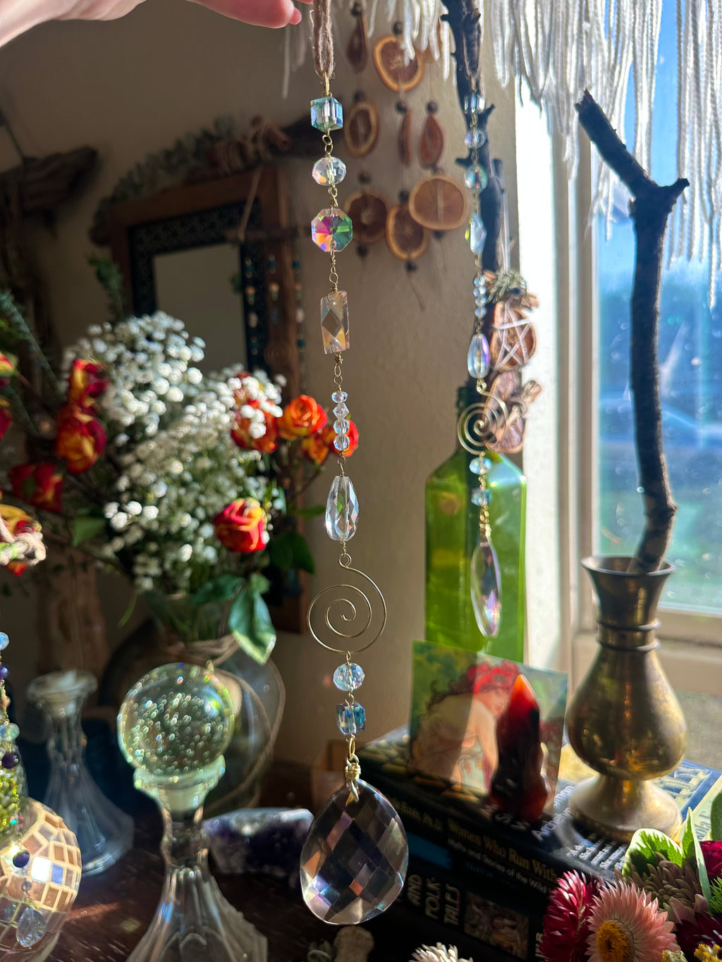 Magical Spiral Suncatcher