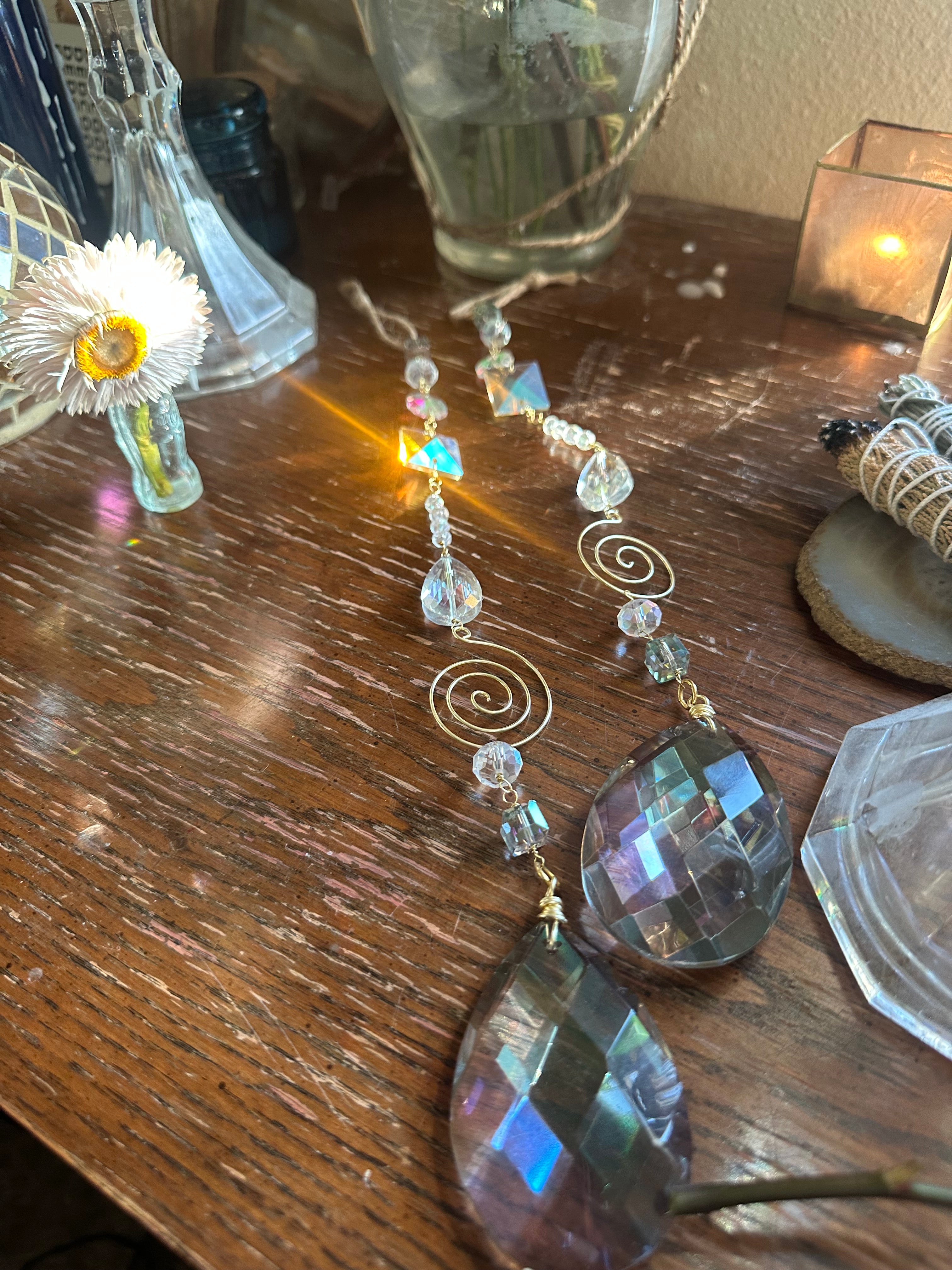Magical Spiral Suncatcher
