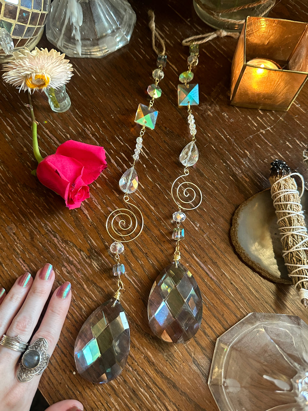 Magical Spiral Suncatcher