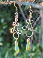 Elven Knot Leaflet Earrings