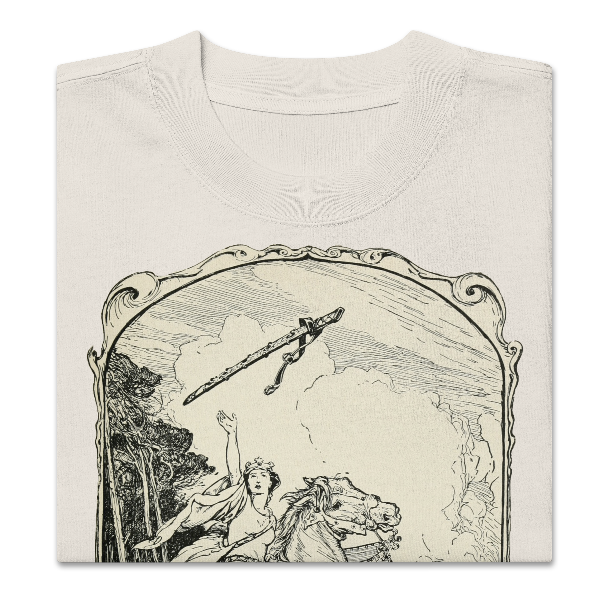 Oversized faded Morgan le Fay Tee