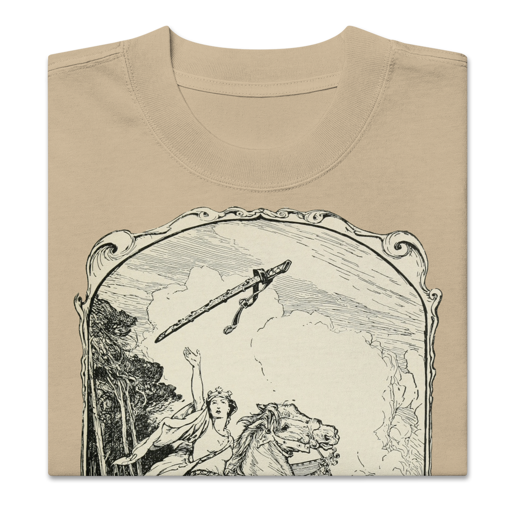 Oversized faded Morgan le Fay Tee